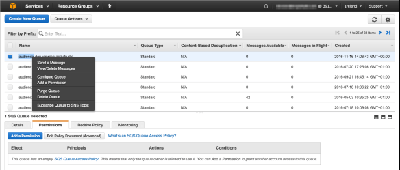amazon-sqs-web-console